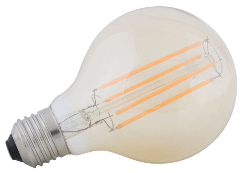 Лампа MAURO FERRETTI LED “G80” *220-240V 4W 2200K E27* AMBER CM Ø 7,5X11