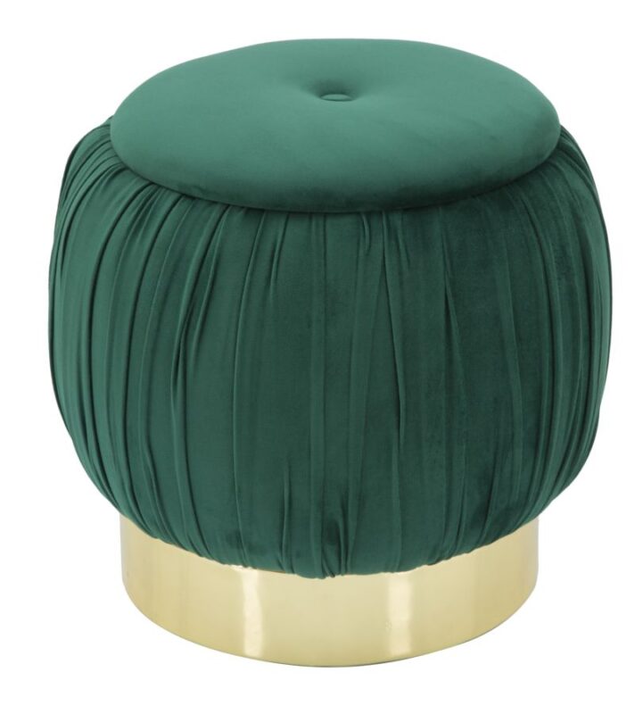 Пуф/CONTENITORE PARIS VERDE CM Ø 41X41
