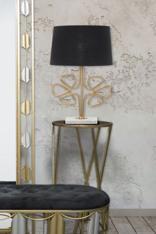 Світильник на стіл MAURO FERRETTI GLAM ROUDY CM Ø 39X65