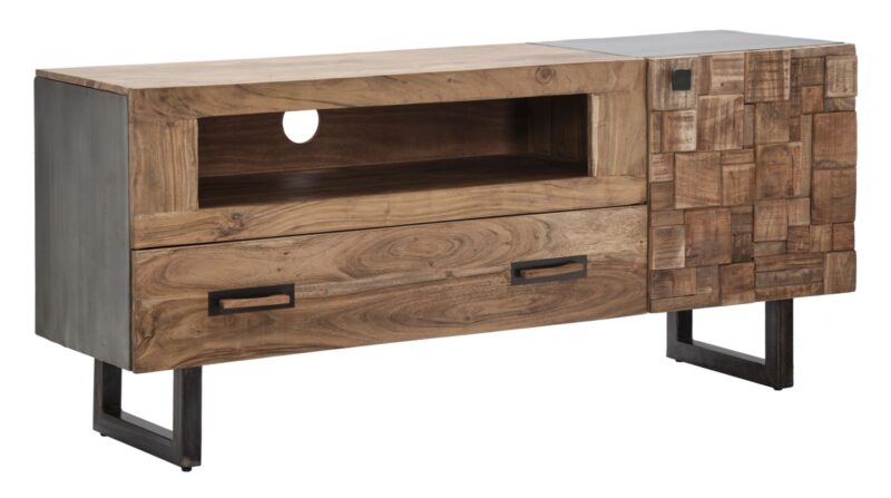 Тумба TV MUMBAI CM 145X40X62 (LEGNO DI ACACIA NILOTICA)