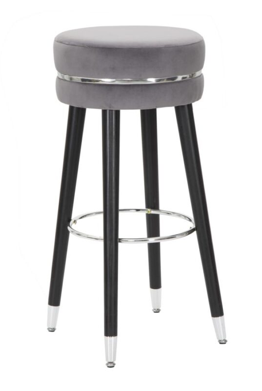 Підніжка BAR PARIS GRIGIO/SILVER CM Ø 35X74