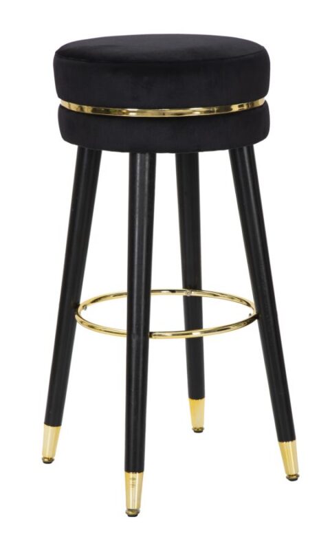 Підніжка BAR PARIS NERO/GOLD CM Ø 35X74