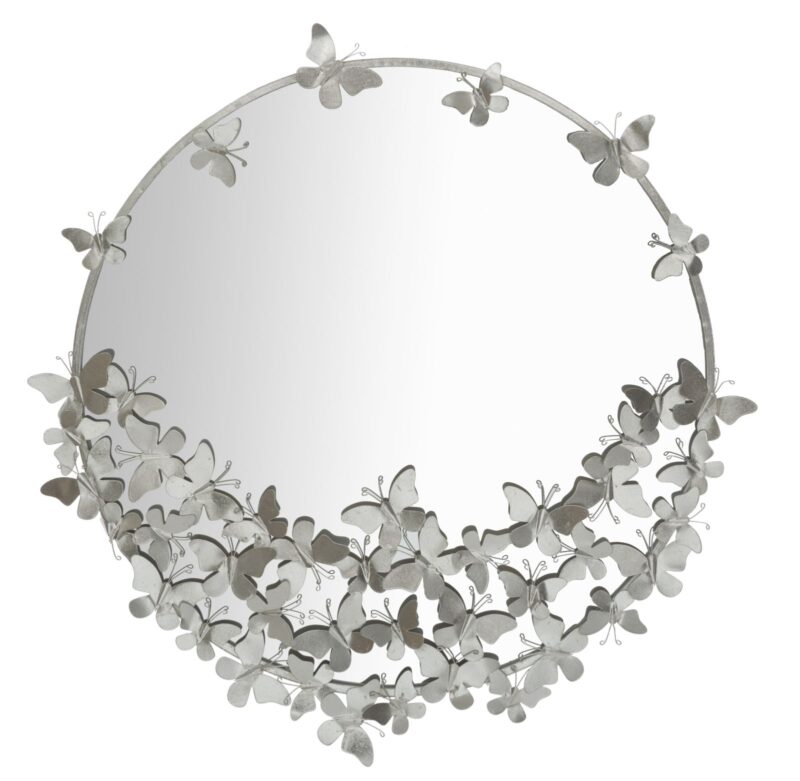 Дзеркало FARFALLE ROUND SILVER CM Ø 91X3X94