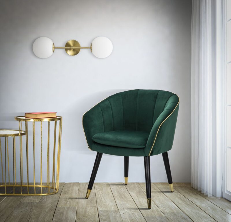 Світильник бра MAURO FERRETTI GLAMY DOPPIA CM 15X21X55