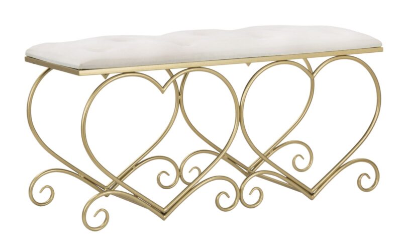 Лавка HEART CREMA CM 105X37,5X51,5