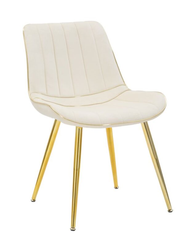 Стілець PARIS CREMA/GOLD SET 2 PZ CM 51X59X79