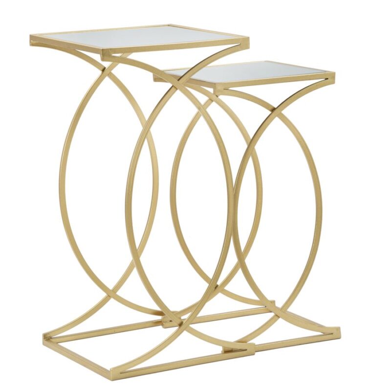Кавовий столик SIMPLY COPPIA CM 35X35X70-30X30X60