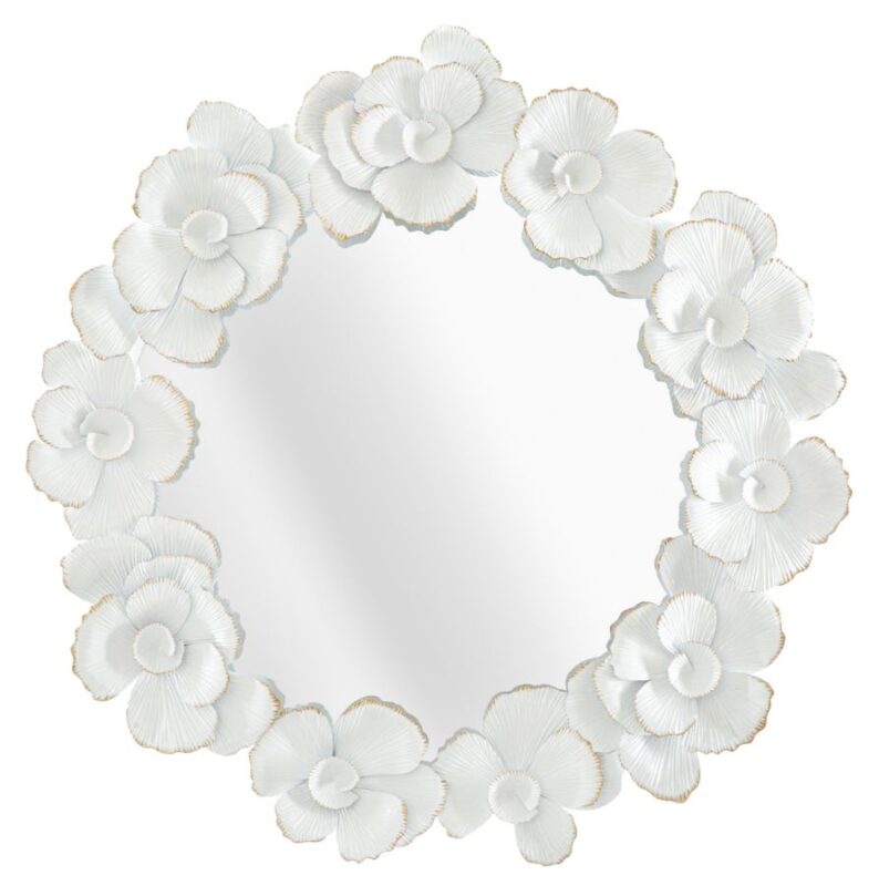 Дзеркало WHITE FLOWER CM 82X2,6X85,5 (MISURA INTERNA CM Ø 62)