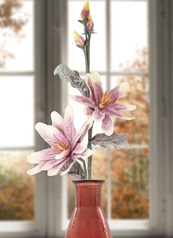 Штучна квітка MAURO FERRETTI MAGNOLIA X2 PURPLE CM Ø 25X98 MIN 12