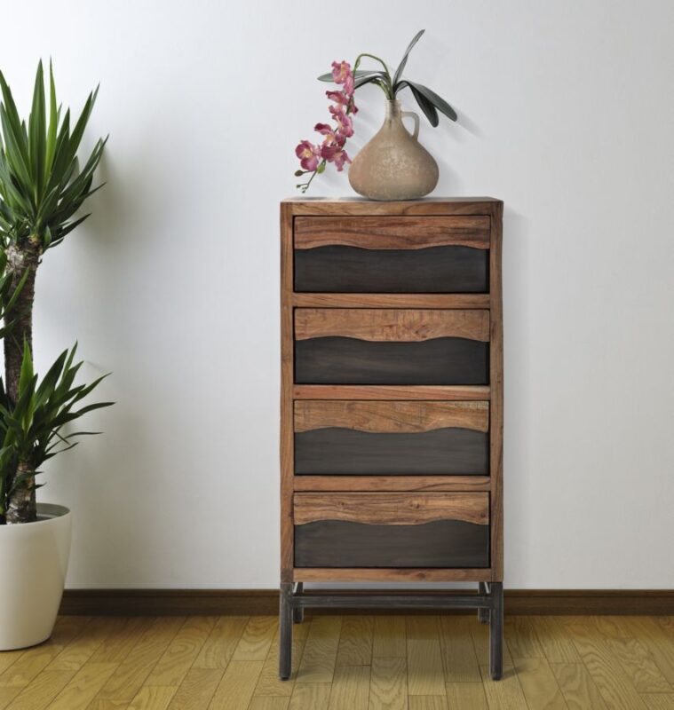 Комод Mauro Ferretti Yellowstone 45X40X100 (Legno di acacia nilotica)