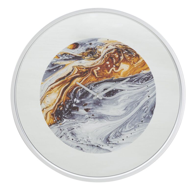 Годинник бра MIRROR GREY CM Ø 60X5