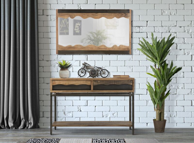 Дзеркало Mauro Ferretti Yellowstone cm 120X4X72 (Legno di acacia nilotica)