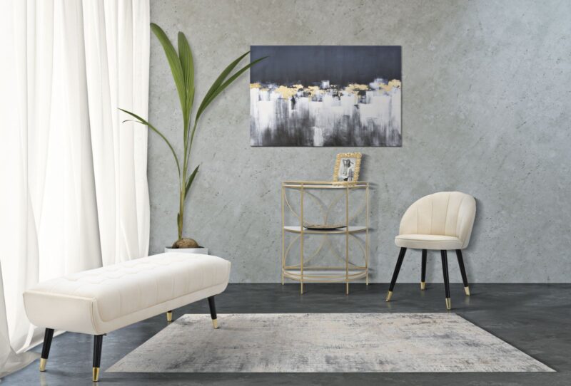 Банкетка MAURO FERRETTI INFINITY CREMA CM 141X41X43