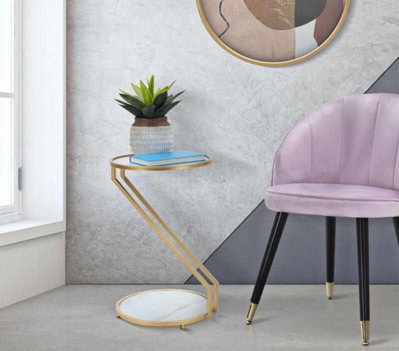 Кавовий столик MAURO FERRETTI GLAM Z CM Ø 35X55