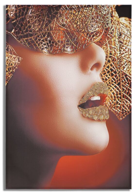 ДРУК НА ПОЛОТНІ LADY FACE W/LEAF CM 80X3,8X120