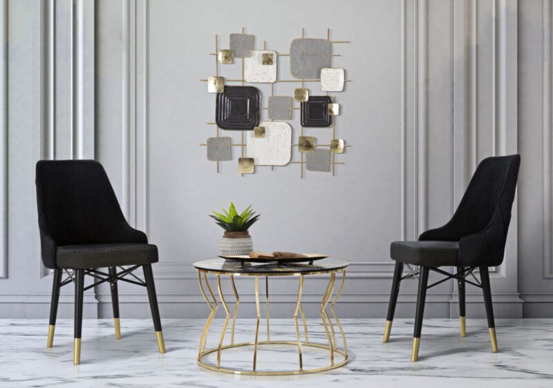 Стілець Mauro Ferretti Venus Nera Set 2 PZ cm 50x54x93