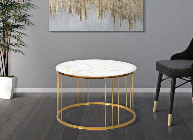 Кавовий столик MAURO FERRETTI SIMPLE PARIS 1 CM Ø 70X46
