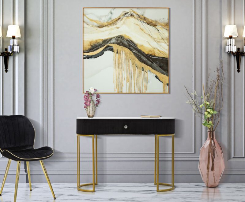Консоль Mauro Ferretti montpellier nera cm 100x43x74