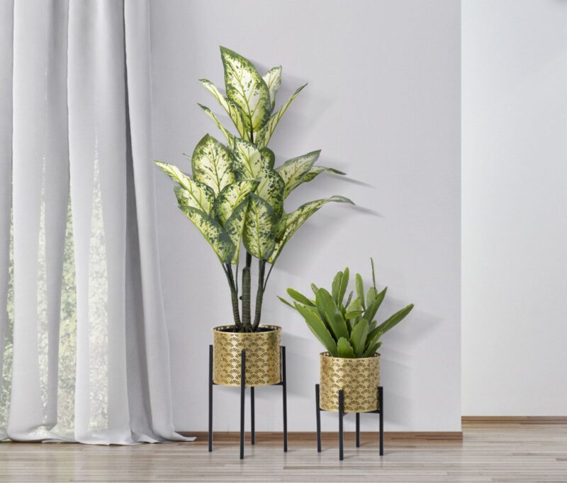 Ваза Mauro Ferretti glissy stand coppia-a- cm Ø 21x38-19x28