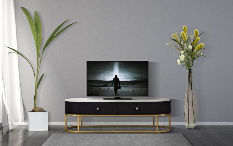 Тумба TV Mauro Ferretti montpellier nero cm 150x42x45