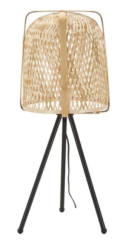 Світильник торшер MAURO FERRETTI RATTAN IRON STAND CM Ø 30X70