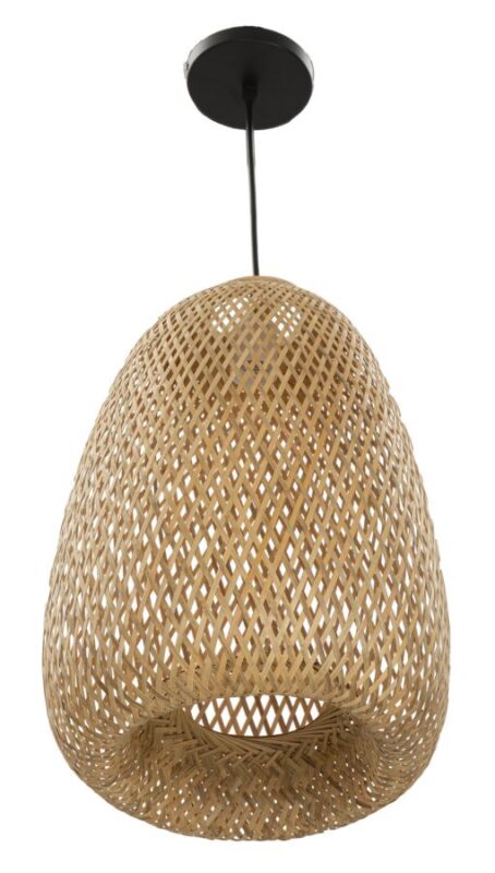 Світильник підвісний MAURO FERRETTI RIO RATTAN FLUSH CM Ø 27X43