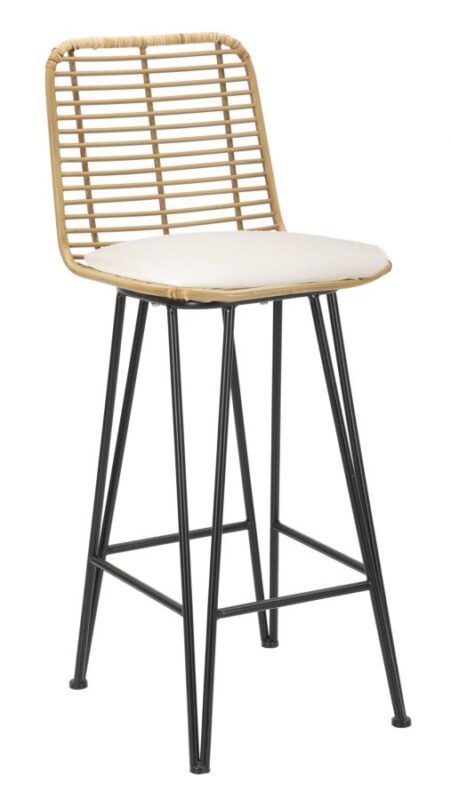 Стілець барний Mauro Ferretti bar panama c/подушка cm 43x47x112