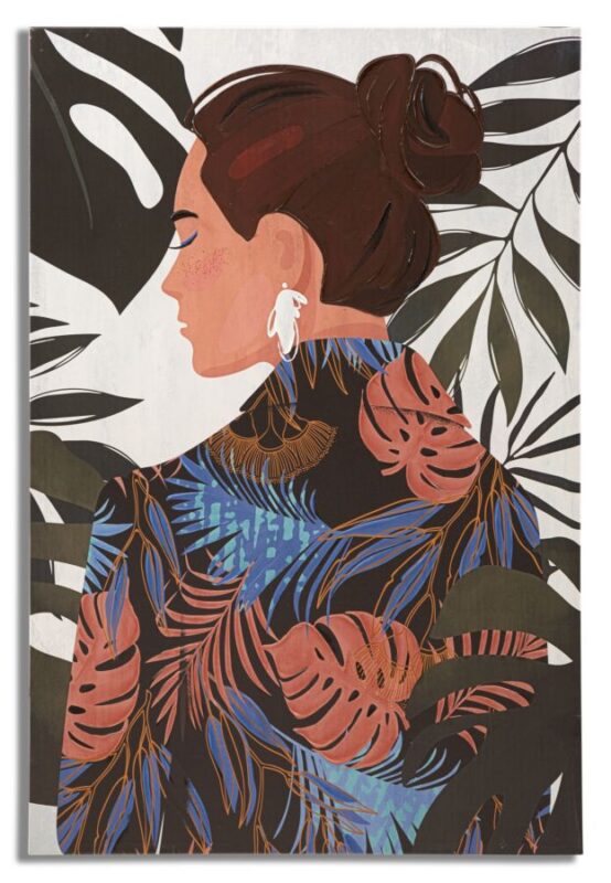 Картина на полотні LADY JUNGLE -B- 80X2,8X120