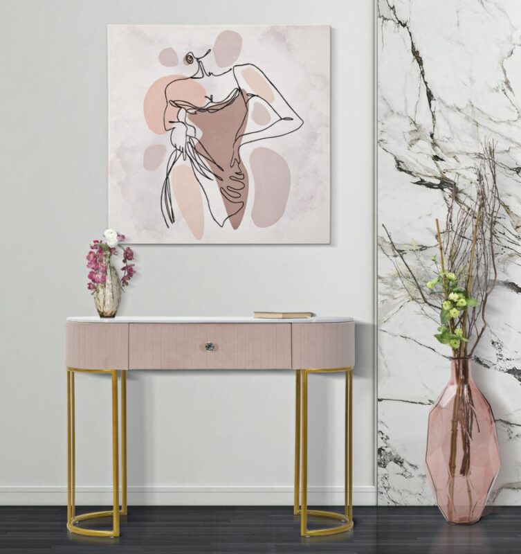 Консоль Mauro Ferretti montpellier rosa cm 100x43x74