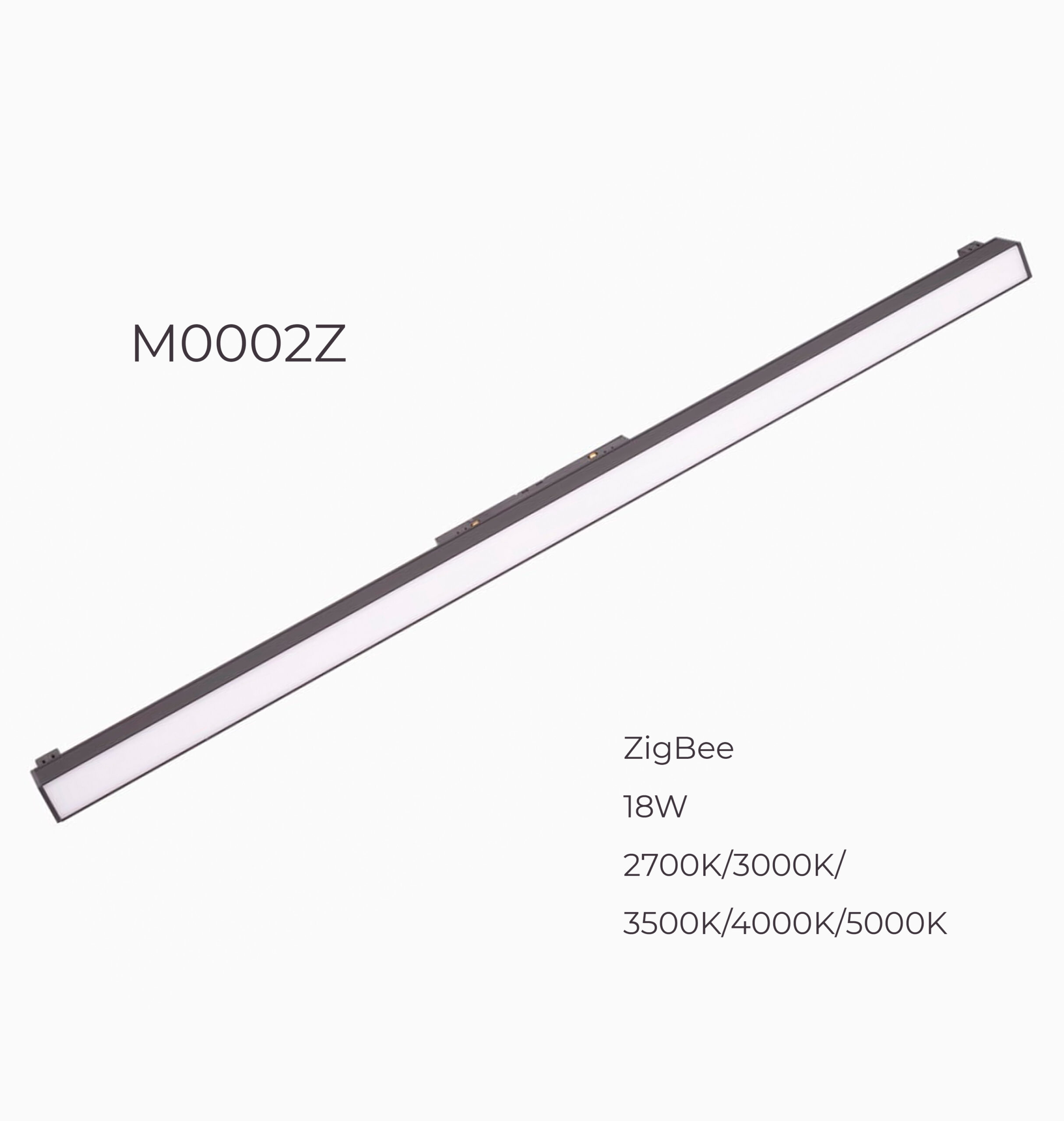 Лінійний світильник Maxlight для магнітного шинопроводу ZigBee 18W 2700K-5000K M0002Z