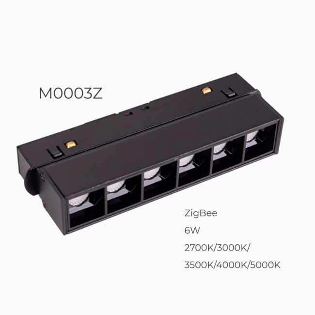 Лінійний світильник Maxlight типу "dot" для магнітного шинопроводу 6W 2700К-5000К 24°  ZigBee M0003Z