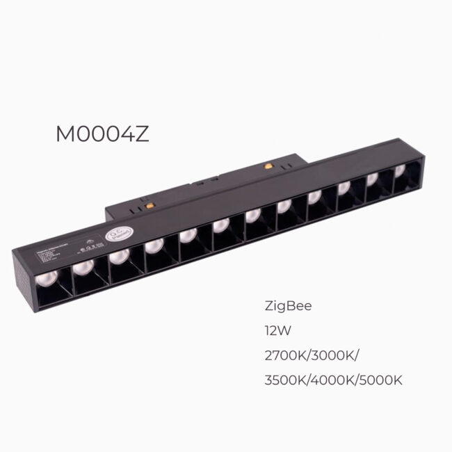 Лінійний світильник Maxlight типу "dot" для магнітного шинопроводу 12W 2700К-5000К 24° ZigBee M0004Z
