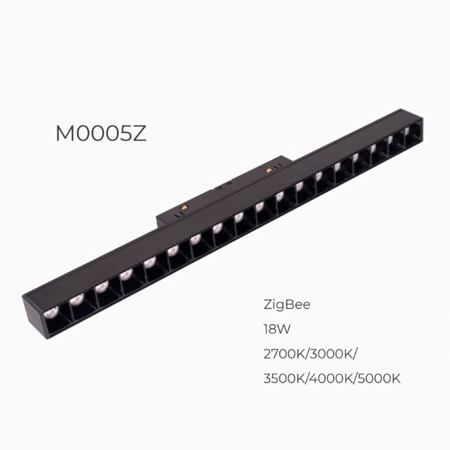 Лінійний світильник Maxlight типу "dot" для магнітного шинопроводу 18W 2700К-5000К 24° ZigBee M0005Z