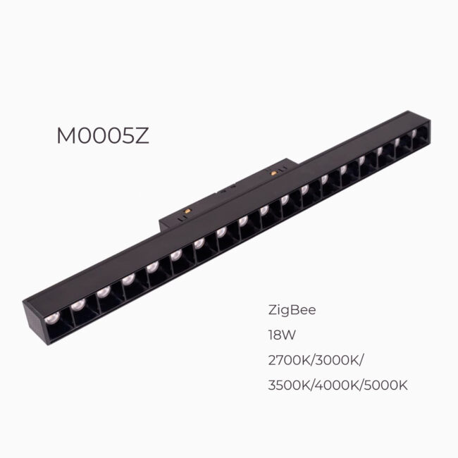 Лінійний світильник Maxlight типу "dot" для магнітного шинопроводу 18W 2700К-5000К 24° ZigBee M0005Z