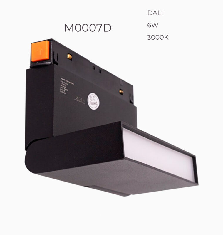 Лінійний прожектор Maxlight "книжка"для магнітного шинопроводу 6W 3000K DALI M0007D