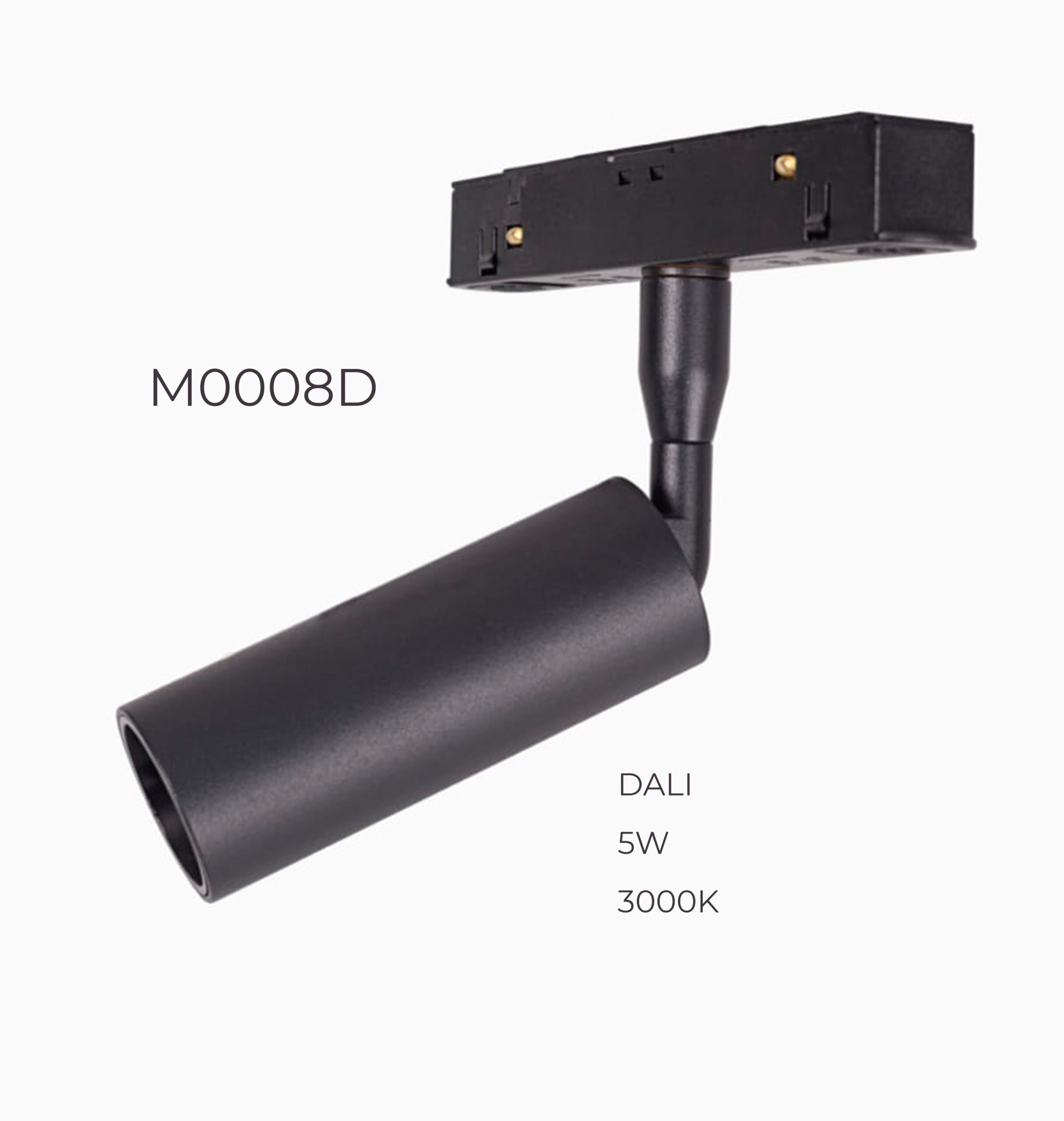 Прожектор поворотний Maxlight для магнітного шинопроводу 5W 3000К 24° DALI M0008D