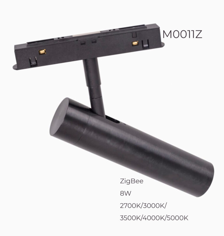 Прожектор поворотний Maxlight для магнітного шинопроводу 8W 24° 2700K-5000K ZigBee M0011Z