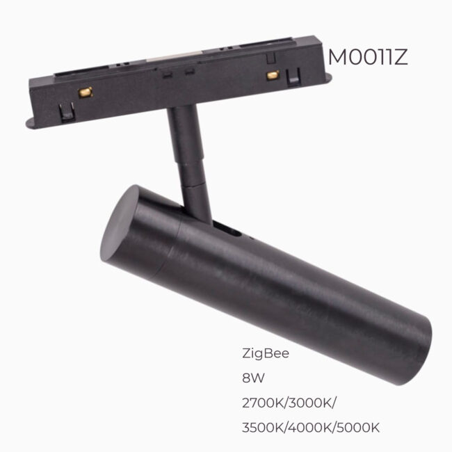 Прожектор поворотний Maxlight для магнітного шинопроводу 8W 24° 2700K-5000K ZigBee M0011Z