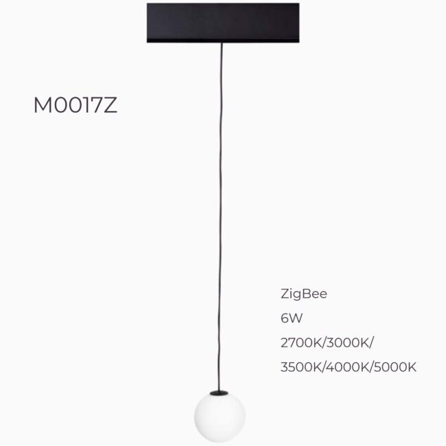 Світильник Maxlight у вигляді шару для магнітного шинопроводу 6W 2700K-5000K ZigBee M0017Z