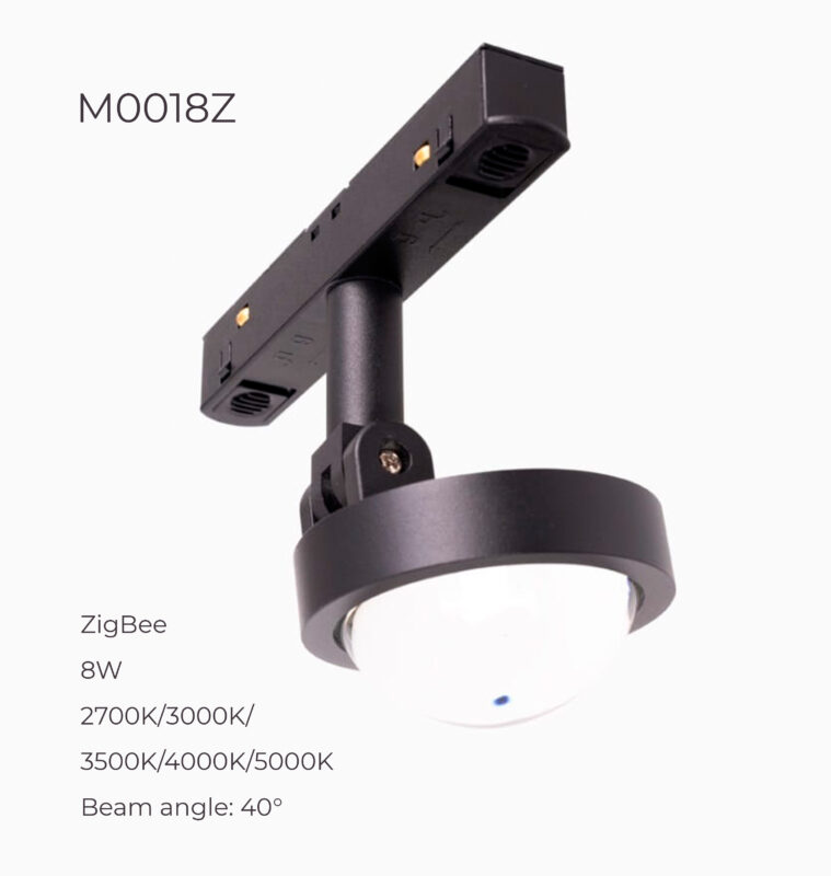Лінзований прожектор Maxlight для магнітного шинопроводу 8W 2700K-5000K 40° ZigBee M0018Z