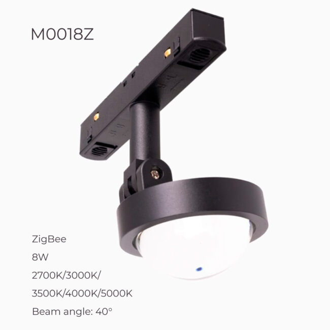 Лінзований прожектор Maxlight для магнітного шинопроводу 8W 2700K-5000K 40° ZigBee M0018Z